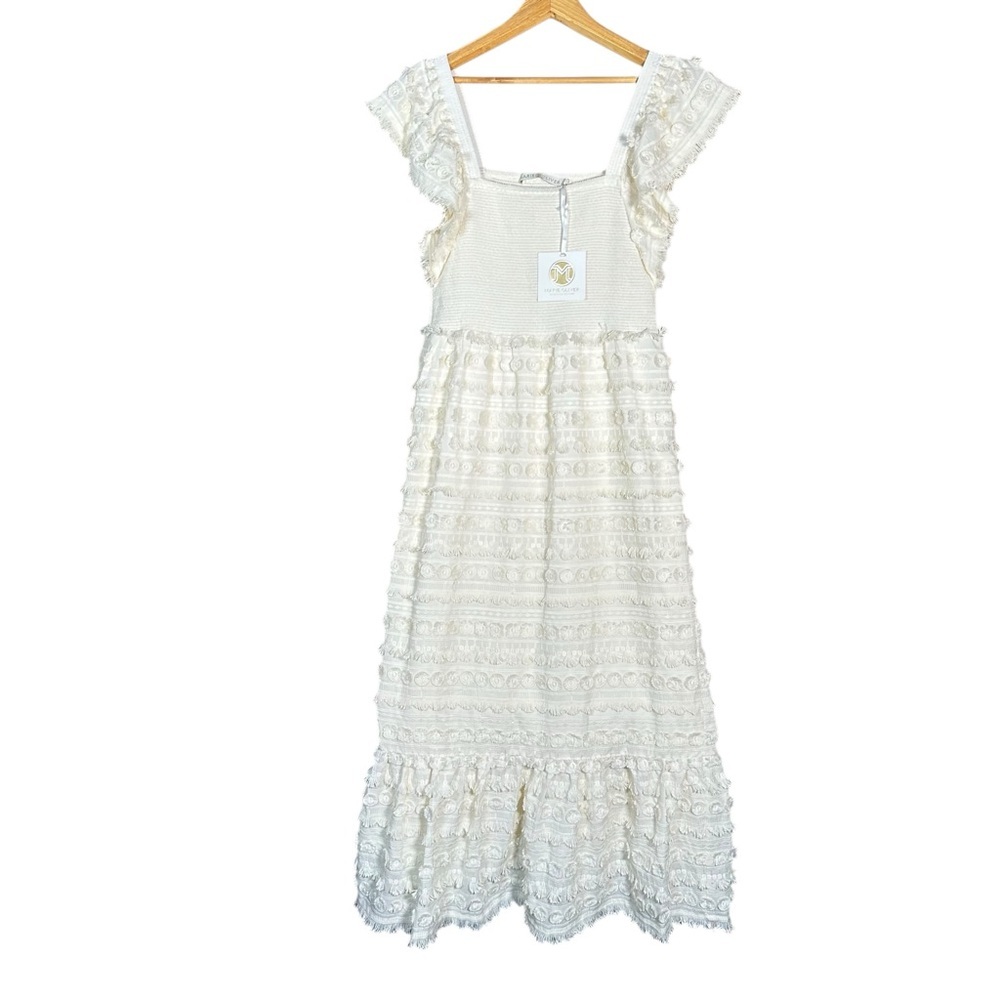 MARIE OLIVER Kora Smocked Pique Maxi Dress - Picture 6 of 15